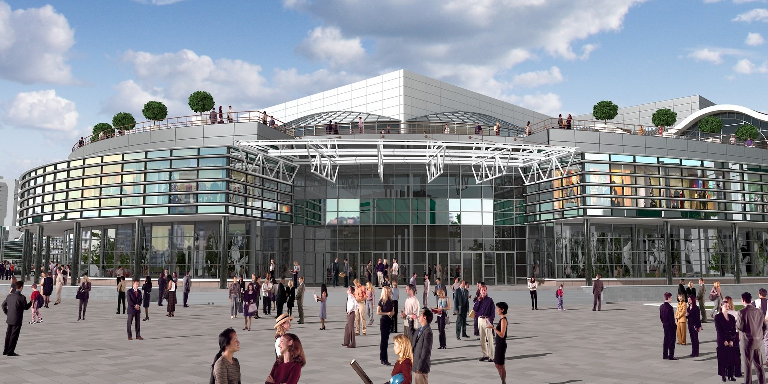 Shopping Centerat the Intersection of Prititskava and Kuntsevshina Street, Minsk