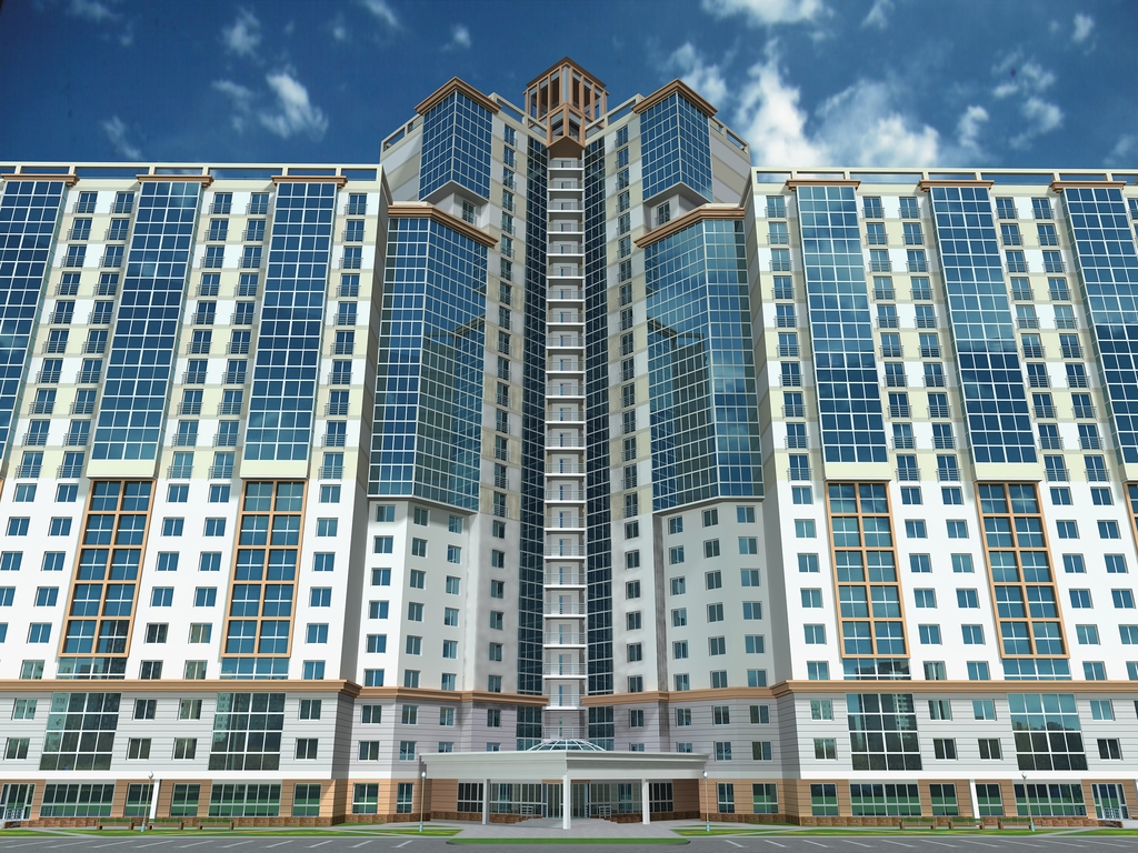 Residential complex in S. Peterburg, Minsk