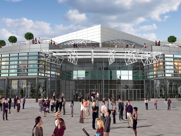 Shopping Centerat the Intersection of Prititskava and Kuntsevshina Street, Minsk