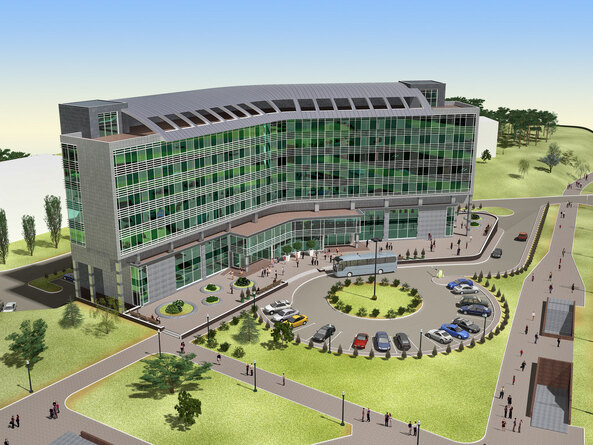 A 4-star Hotel Complex Situated in Quarter Between Streets Nyemiga-Kolektornaya-K.Tsetkin, Minsk