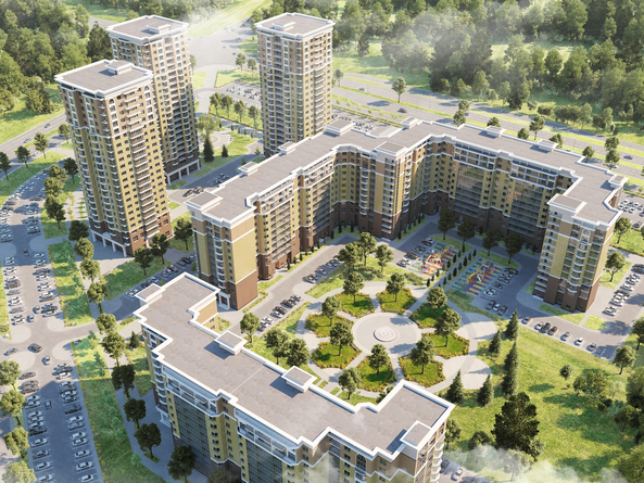 Жилой комплекс Белорусский квартал в составе территории кварталов 24-27 района Полюстрово в Калининском районе Санкт-Петербурга